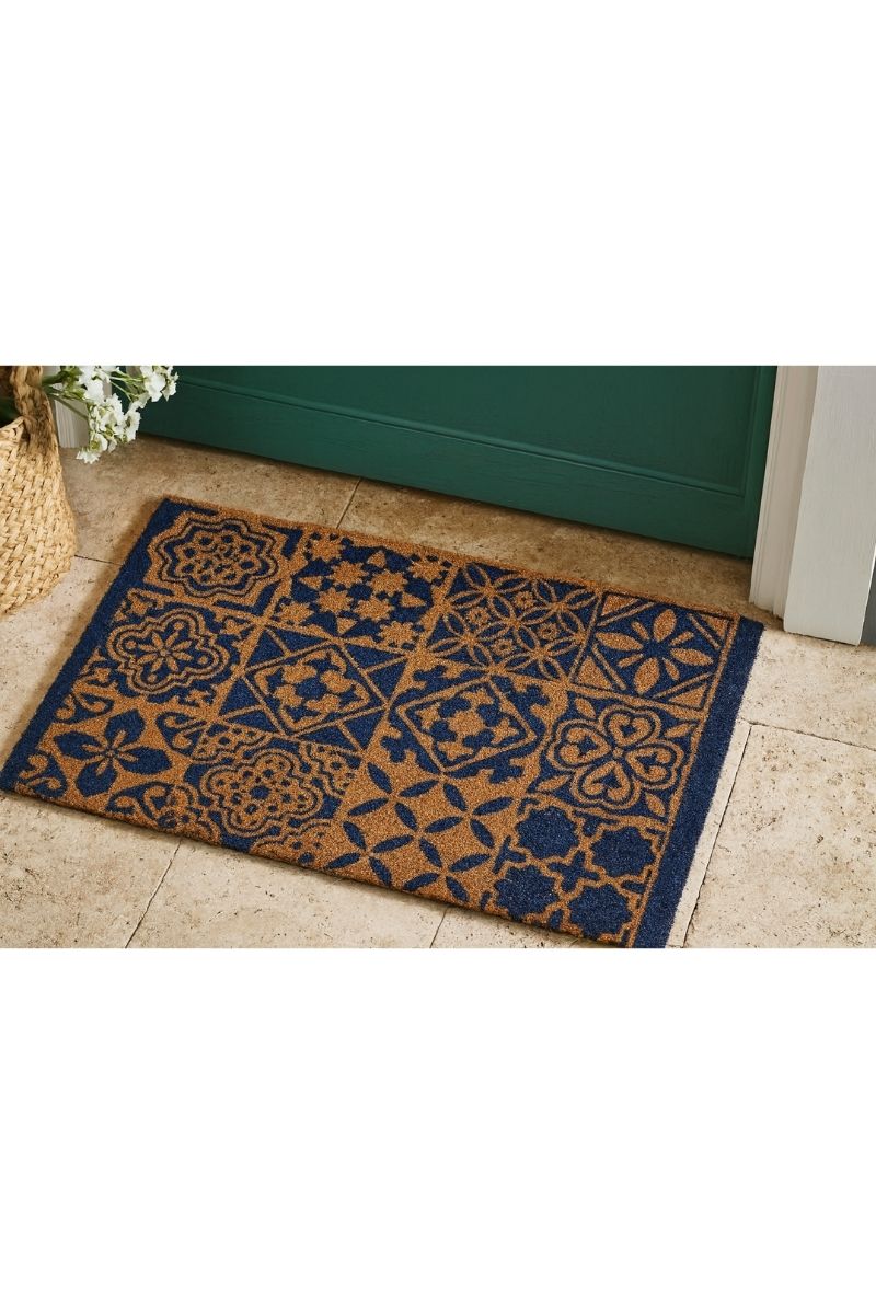 Coir Tile Blue Mat 40x70cm | 140