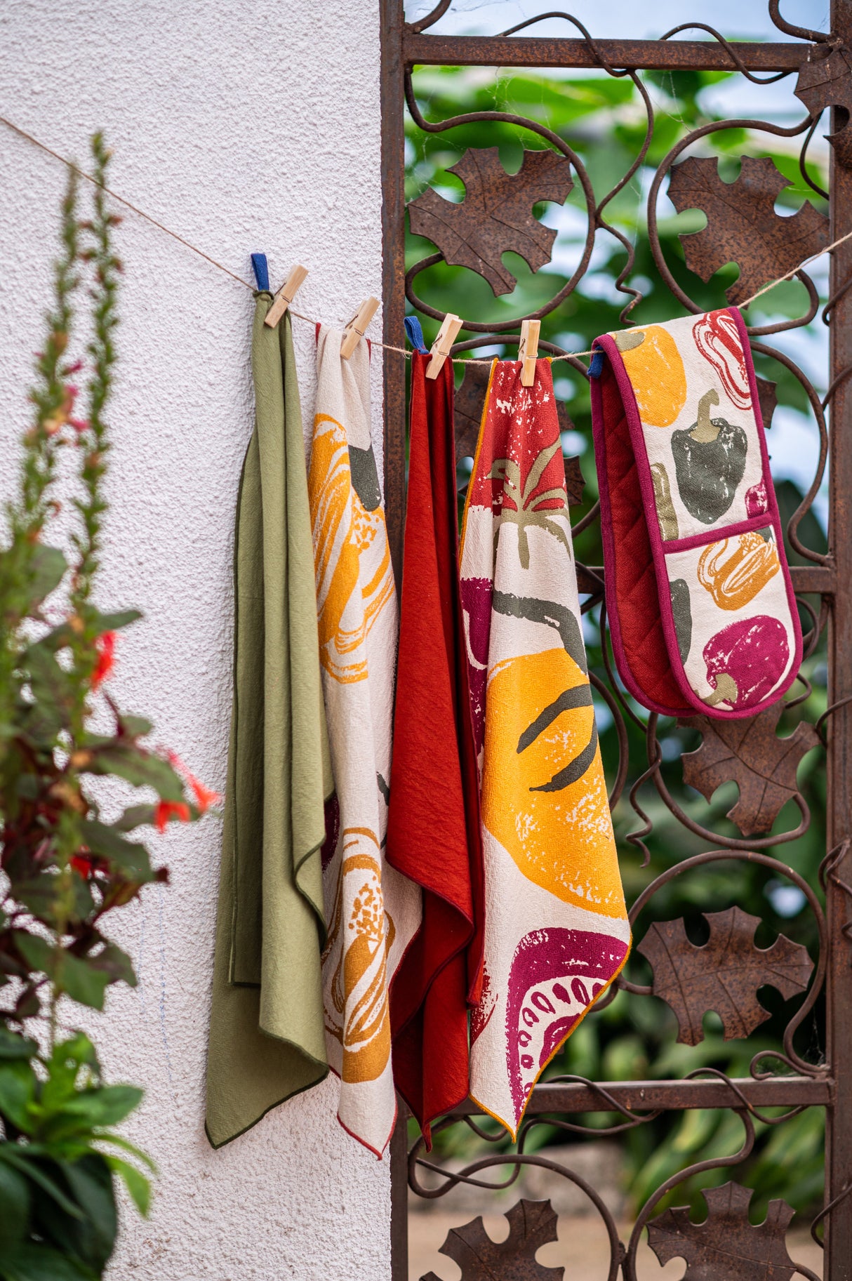 PurerHome x Eden Project Tea Towels Set of 2 Tomatoes