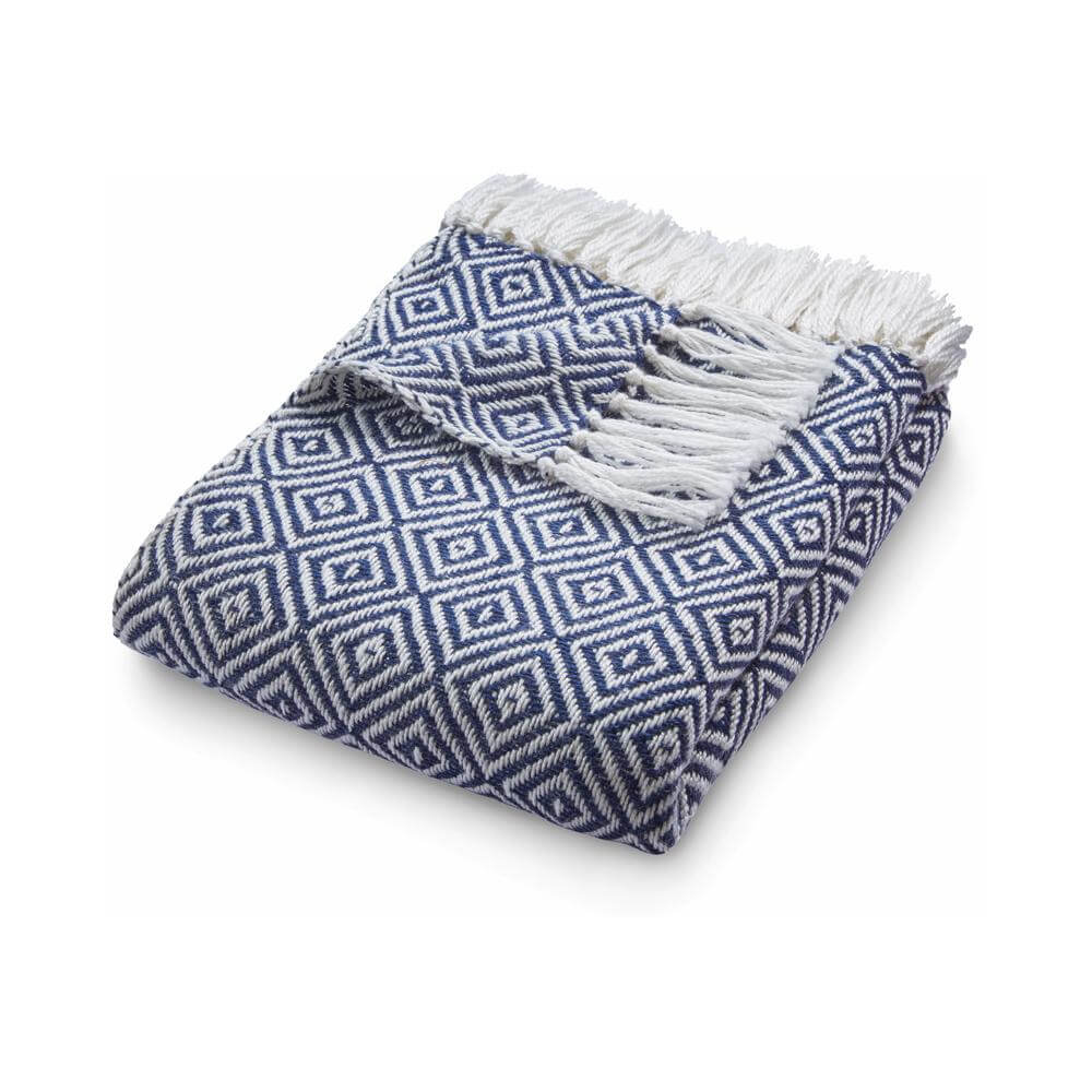 The Rugs Diamond Design Woven Throw 130x180 cm