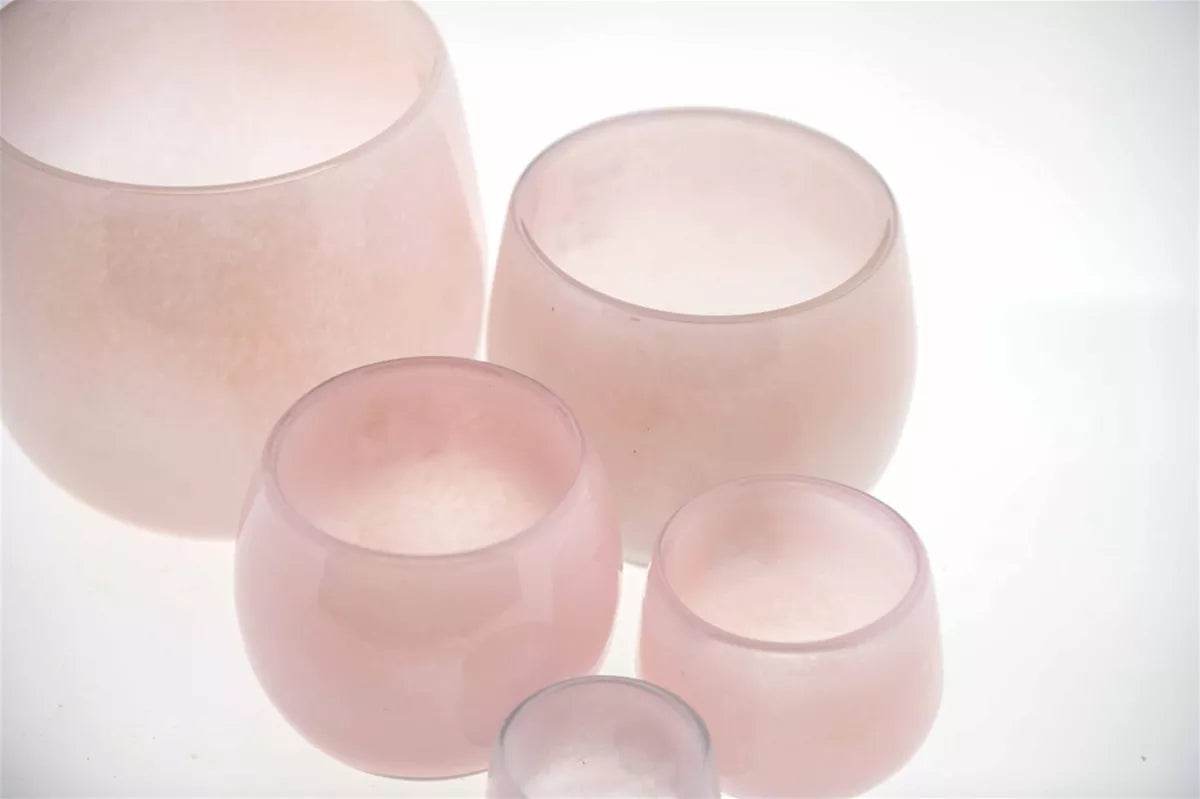Lowlands Design Beige Glass Pot by DutZ