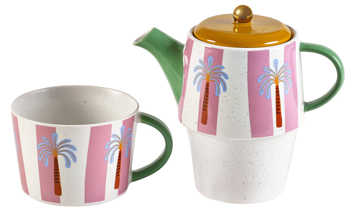 Eleanor Bowmer Electric Coast Palm Tea for One