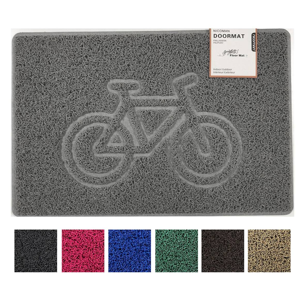 Nicoman "Cycle" Grey Spaghetti Doormat