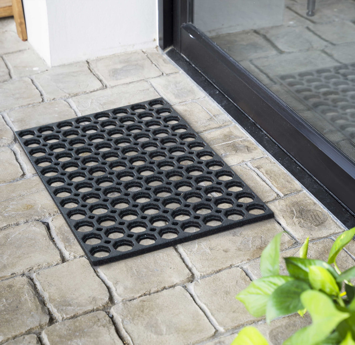 Nicoman Heavy Duty Non Slip Rubber Ring Entrance Doormat