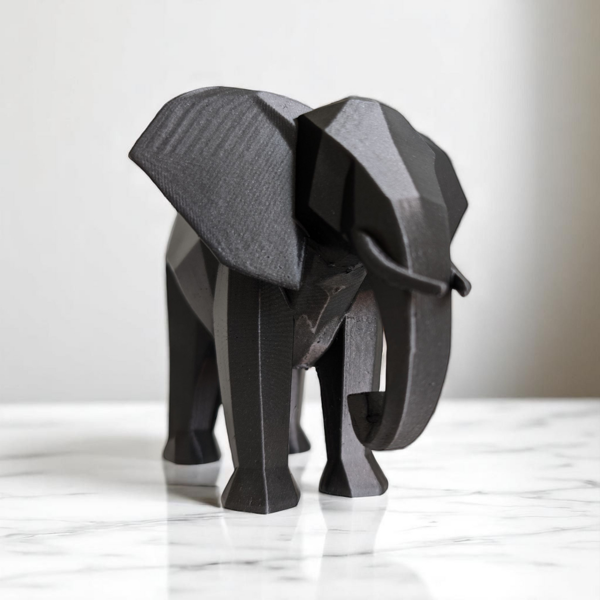 Filamora Studios Low Poly Elephant Statue