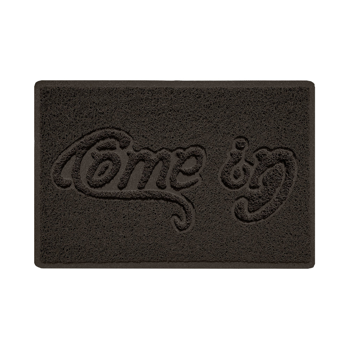 Nicoman Embossed Spaghetti Outdoor Doormat - Brown