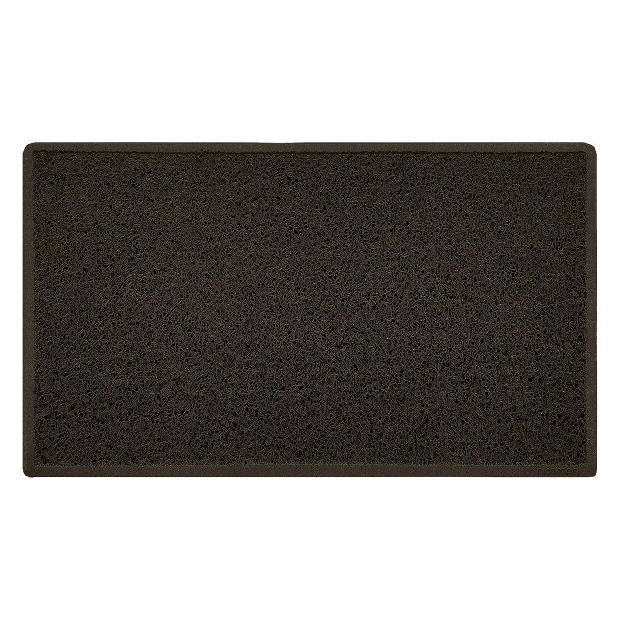 Nicoman Embossed Spaghetti Outdoor Doormat - Brown
