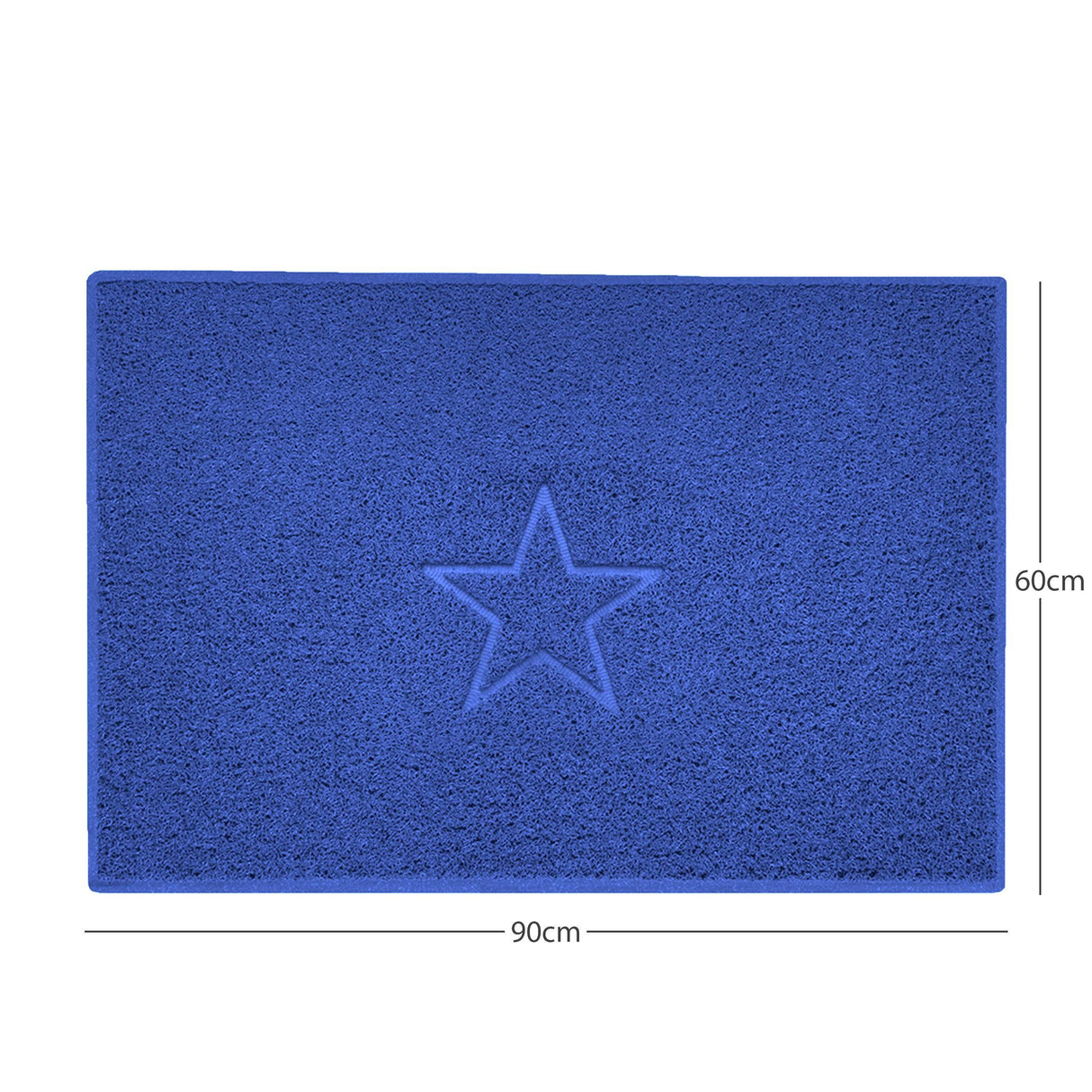 Nicoman "Star" Embossed Loofah Textured Spaghetti Doormat