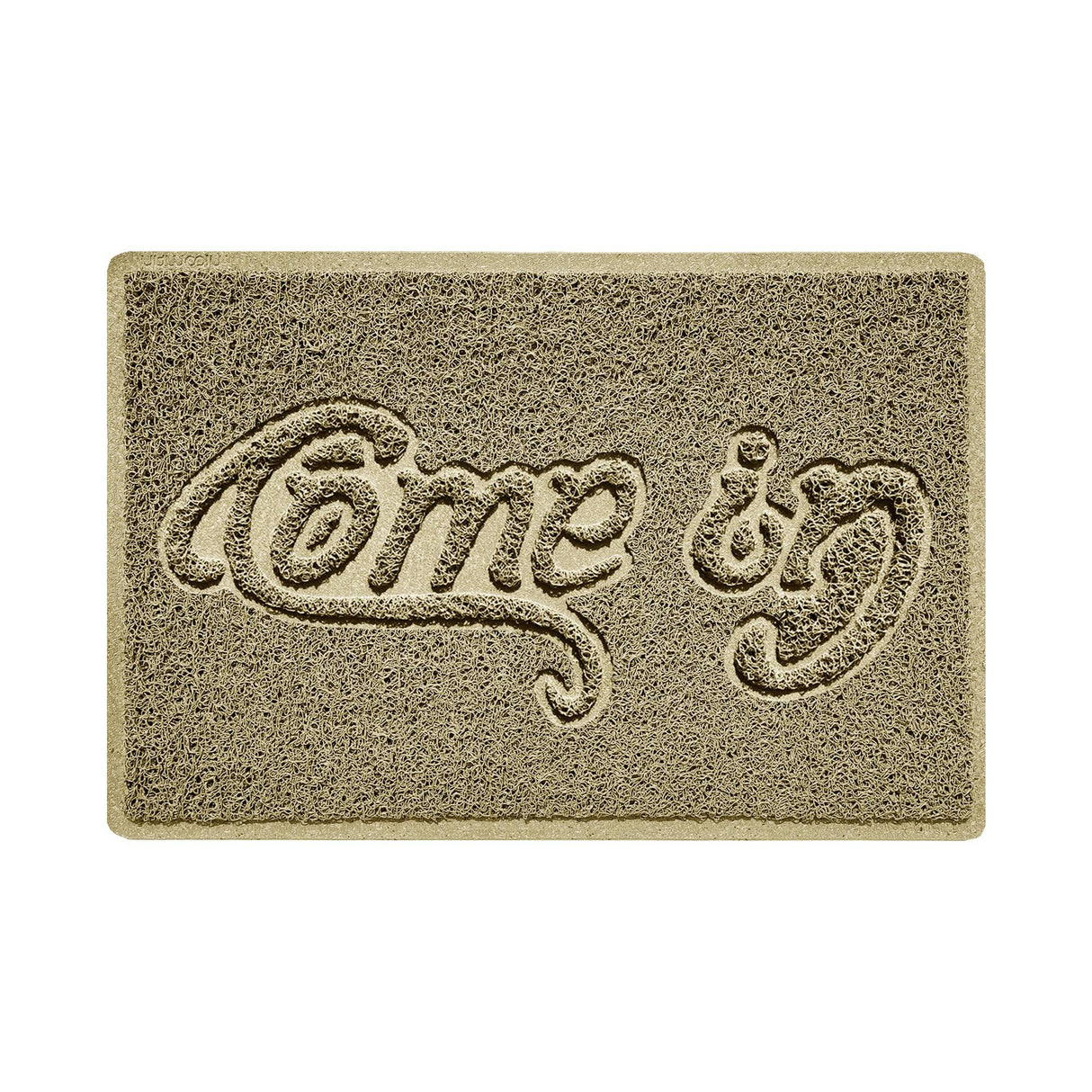Nicoman "Come In" Grey Spaghetti Door Mat