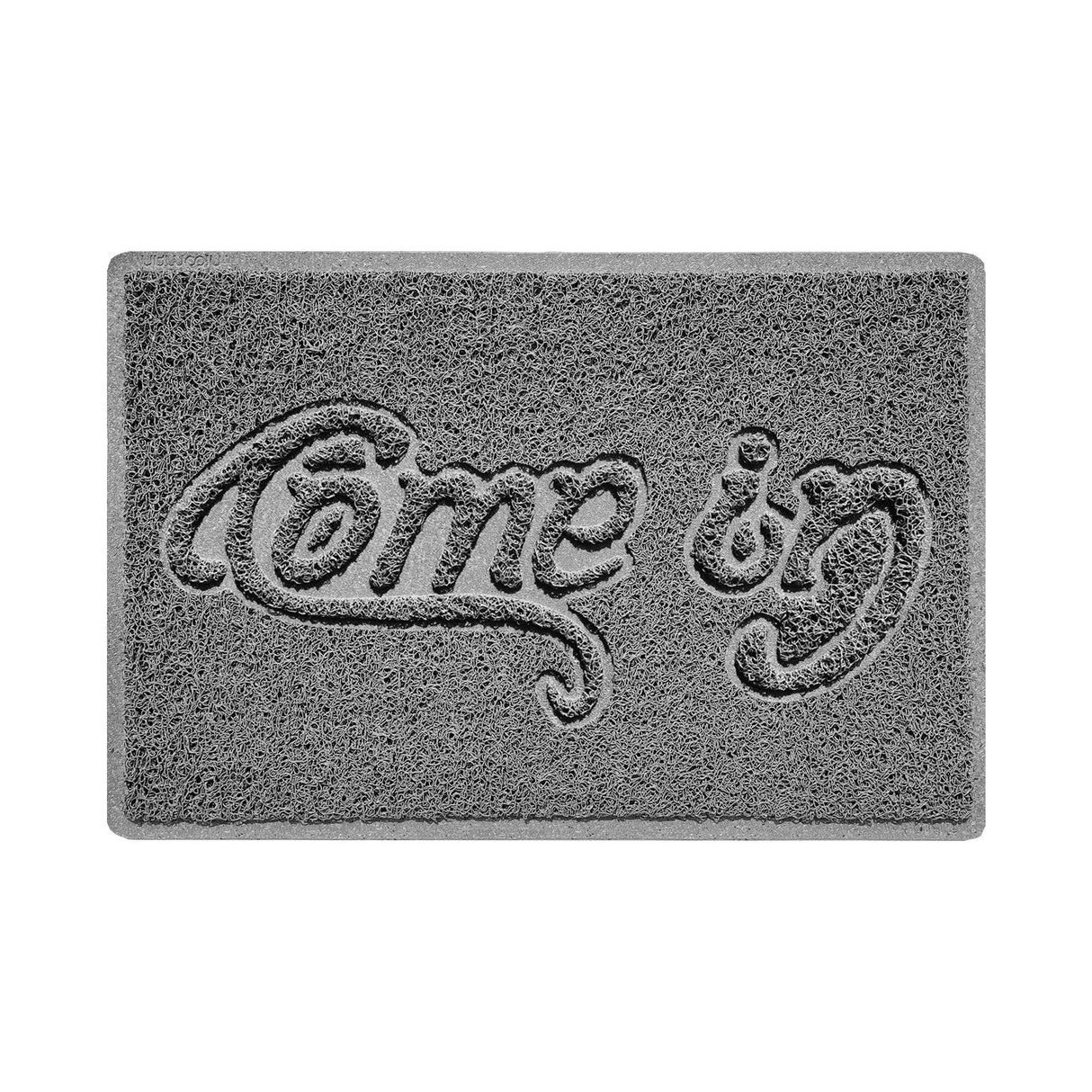 Nicoman "Come In" Grey Spaghetti Door Mat