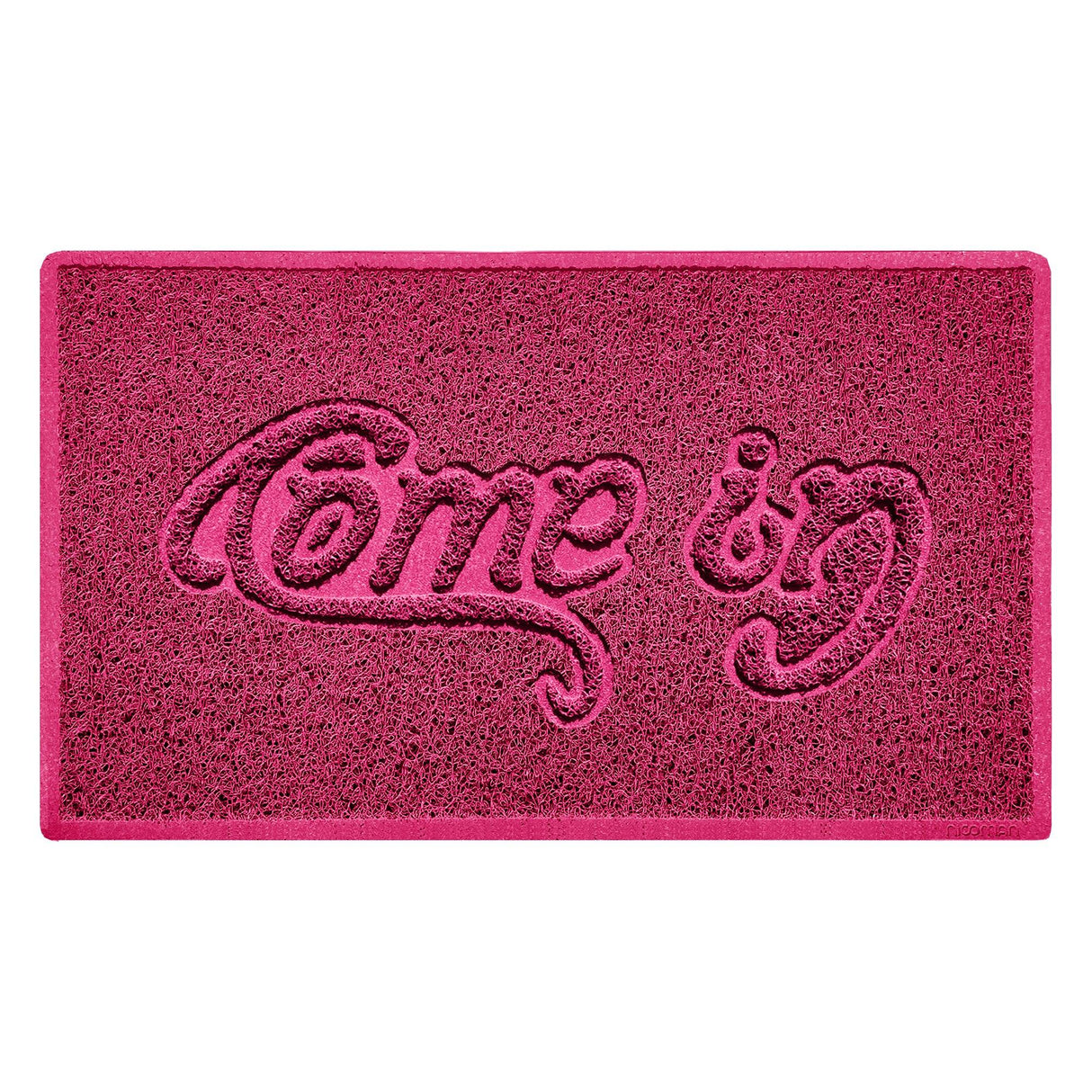 Nicoman "Come In" Grey Spaghetti Door Mat