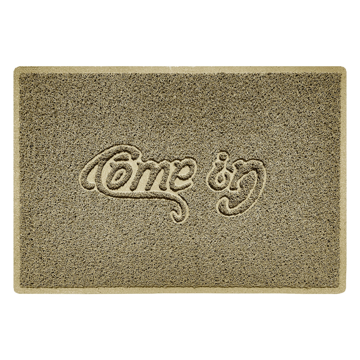 Nicoman "Come In" Grey Spaghetti Door Mat