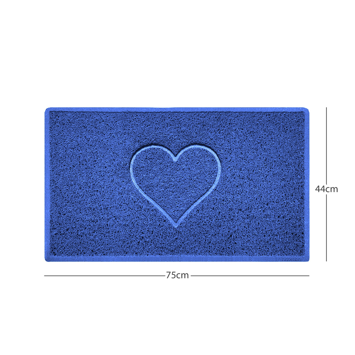 Heart Embossed Spaghetti Door Mat Non Slip PVC | Nicoman