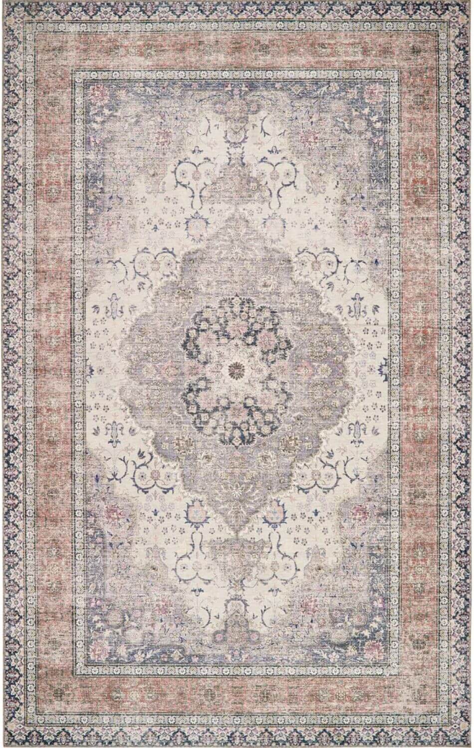 The Rugs - Washable Rug Eterna Medallion Design