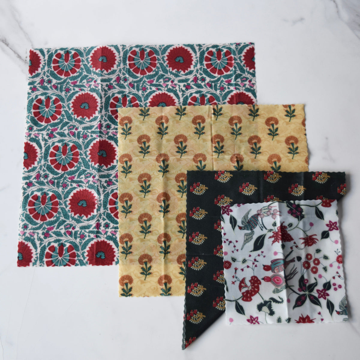 Lou-bees William Morris Indian Summer Beeswax Wraps