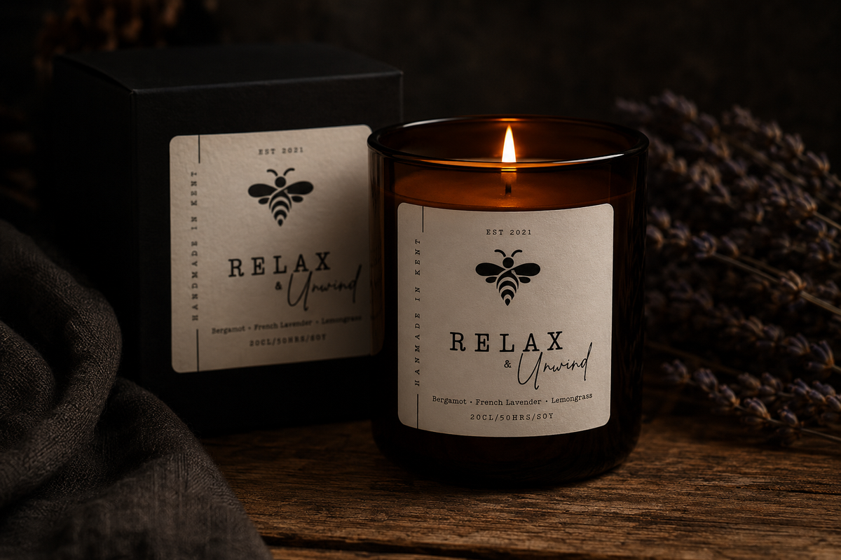Lou-bees Relax & Unwind Aromatherapy Candle