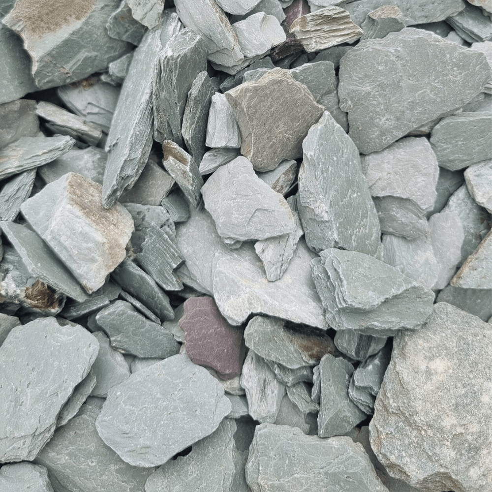 Dandy's Welsh Green Crushed Slate Chippings 20mm Bulk Bag