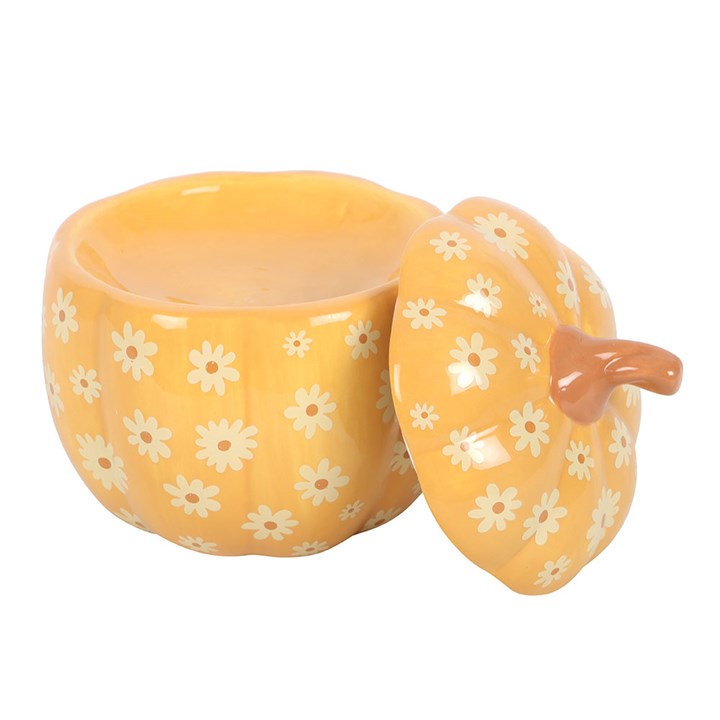 Blush & Bale Floral Pumpkin Oil Burner Décor