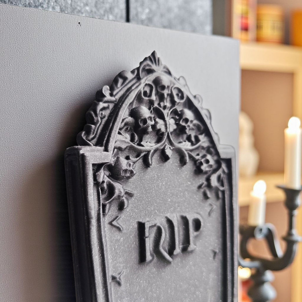 Filamora Studios Scary Halloween Tombstone Decor - PLA Grave Ornament