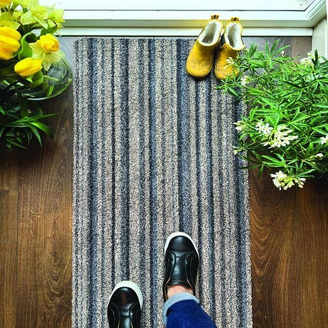 The Rugs Washable Ribbon Mat - Multicolour