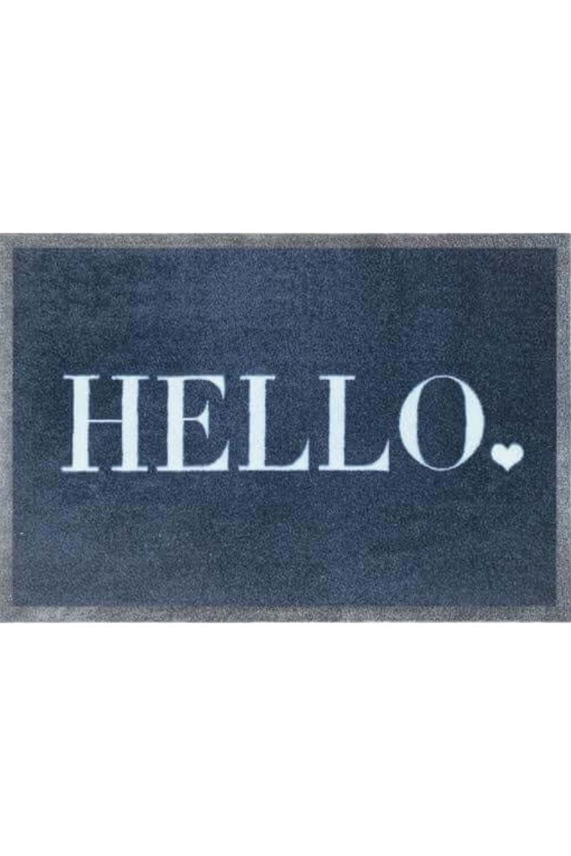 The Rugs Washable Mats Bordered Design
