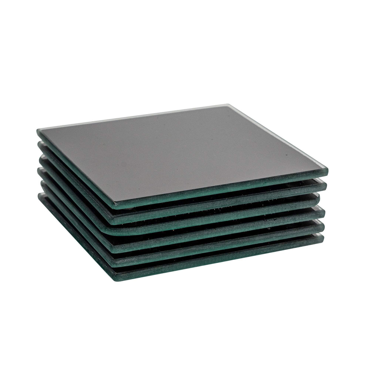 Rinkit Square Glass Coasters Pack of 6 – 10cm