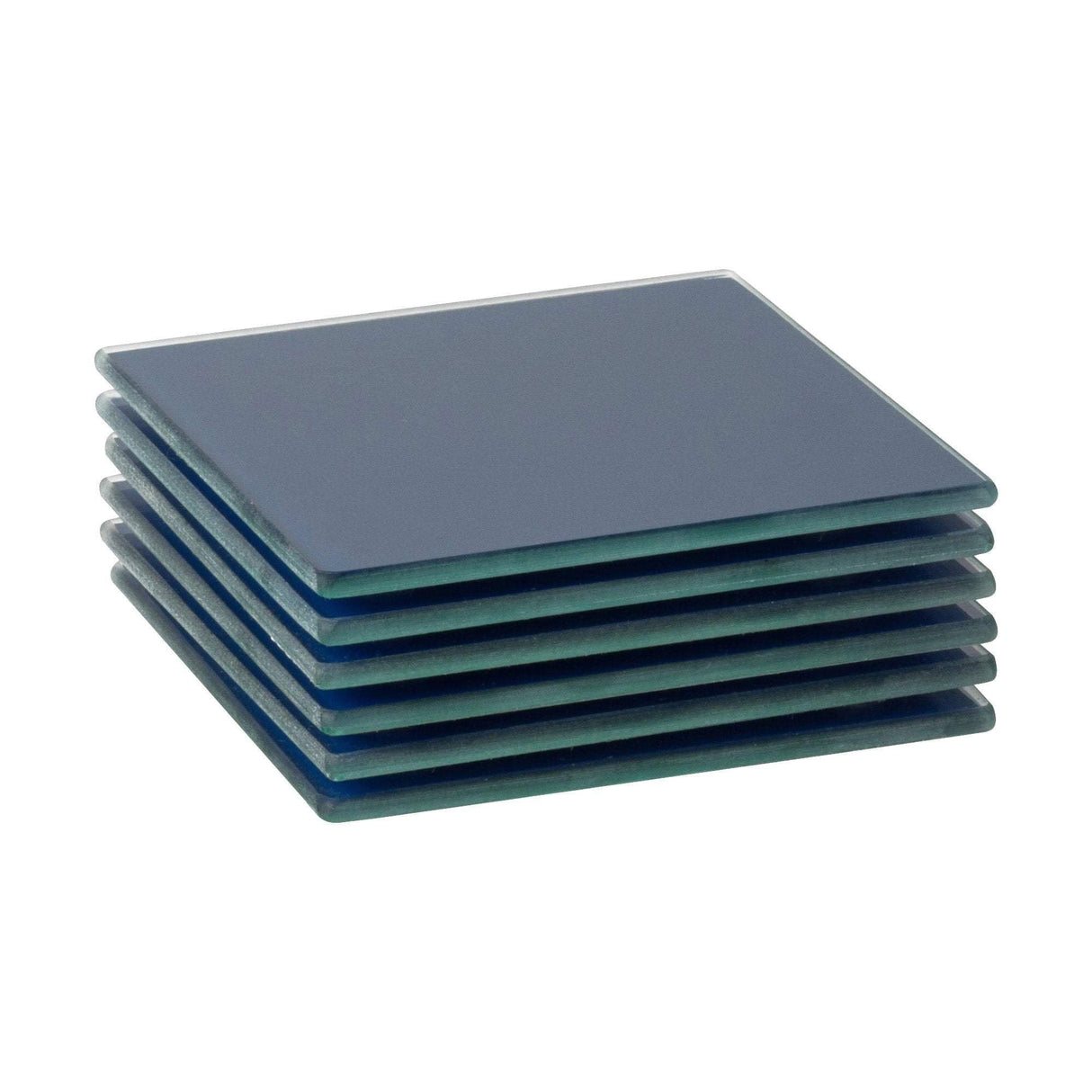 Rinkit Square Glass Coasters Pack of 6 – 10cm