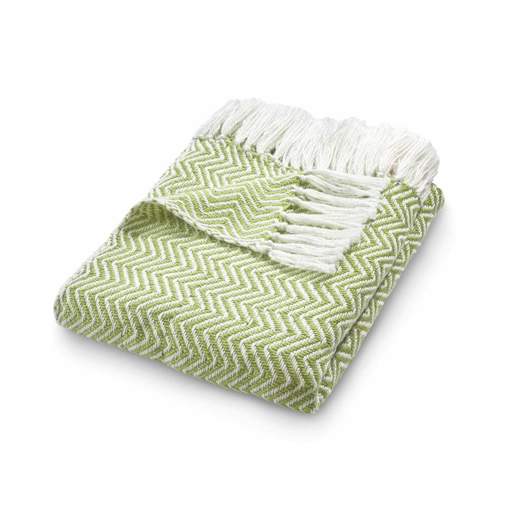 Herringbone Design Woven Throw | The Rugs