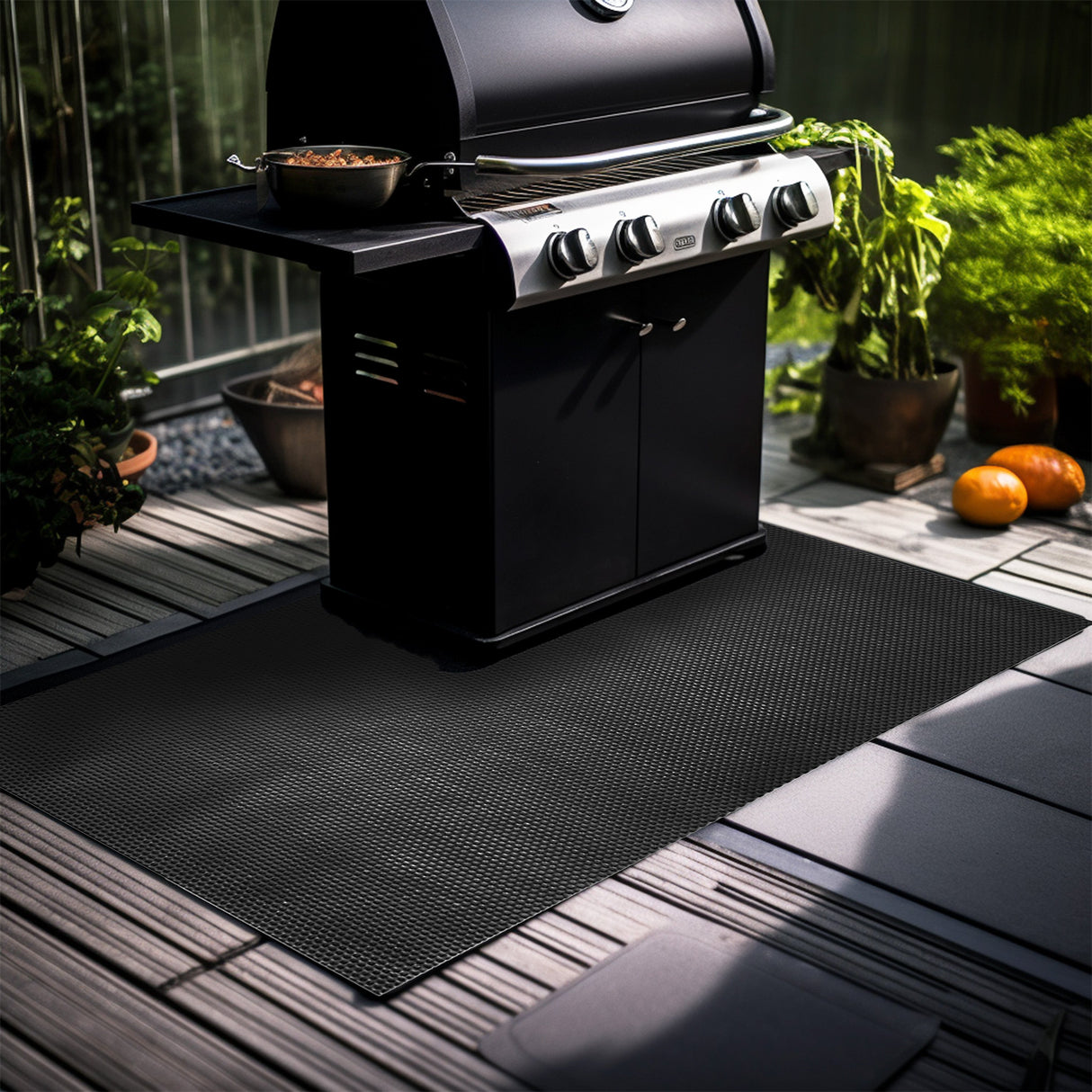 Nicoman BBQ Floor Protection Mat - 125cm x 75cm
