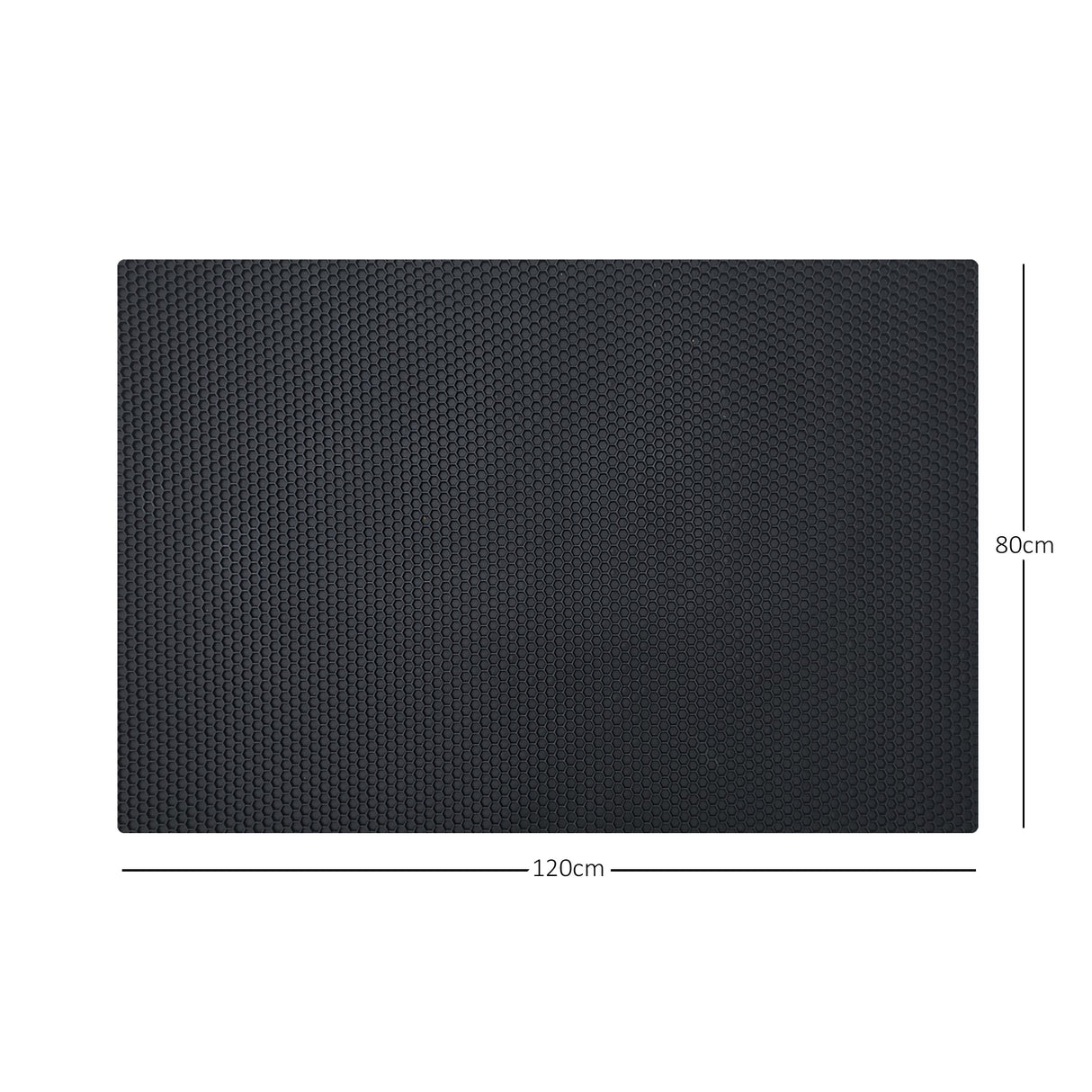 Nicoman Hexagon Pattern Heavy Duty Rubber Door Mat