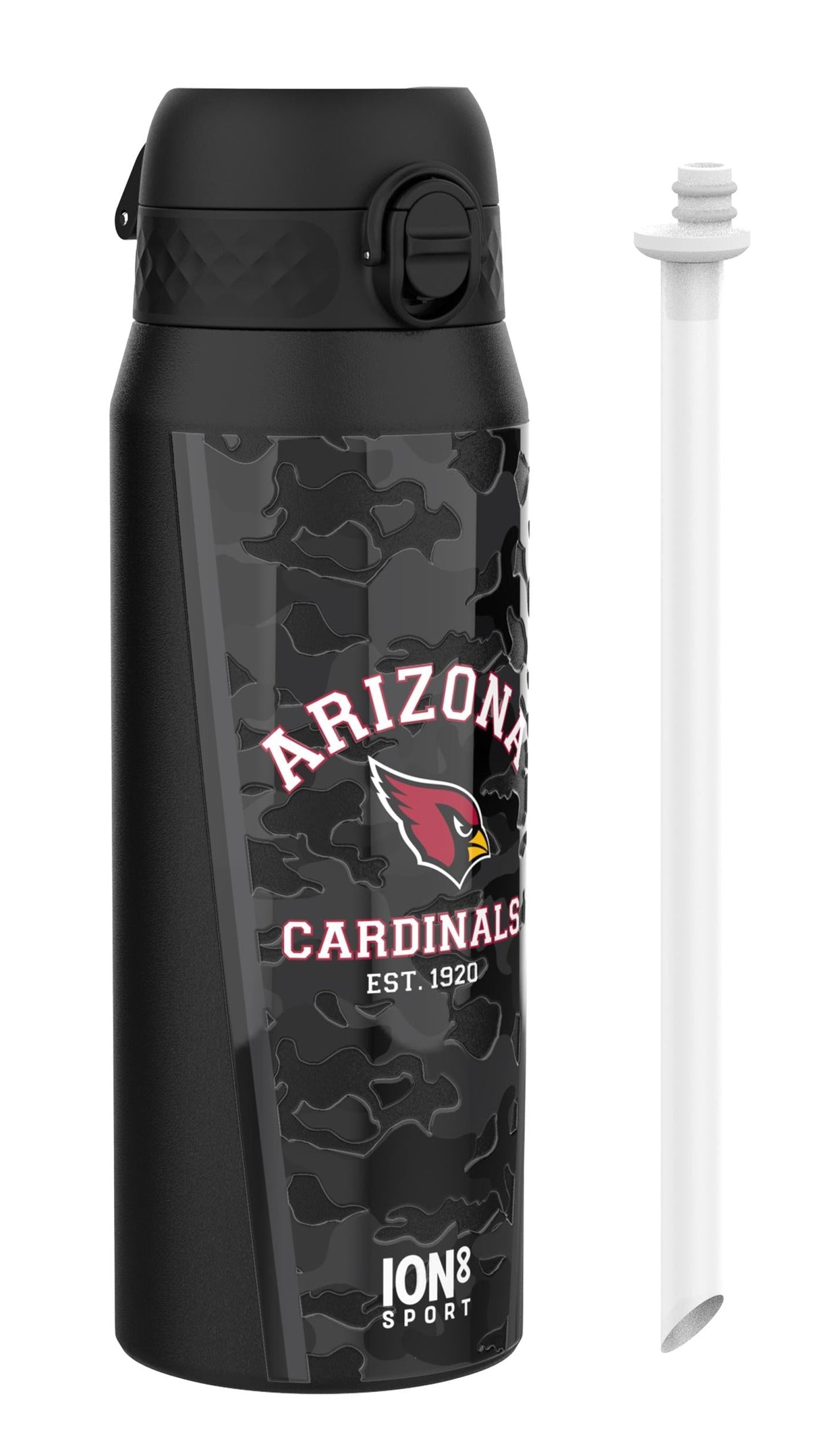 NFL x ION8 Insulated Steel Water Bottle, NFL Cardinals, 750ml (24oz)