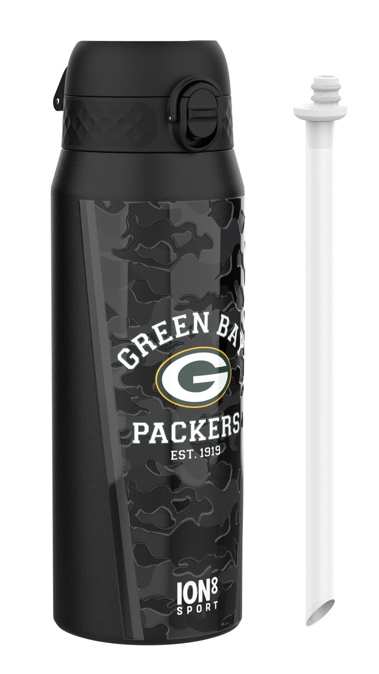 NFL x ION8 Insulated Steel Water Bottle, NFL Packers, 750ml (24oz)