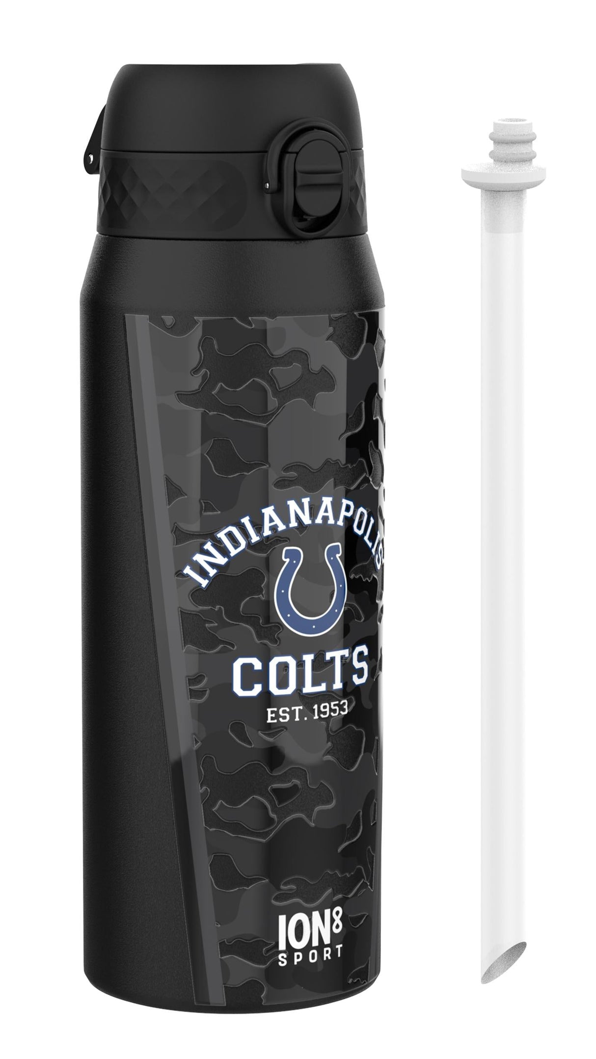 NFL x ION8 Insulated Steel Water Bottle, NFL Colts, 750ml (24oz)