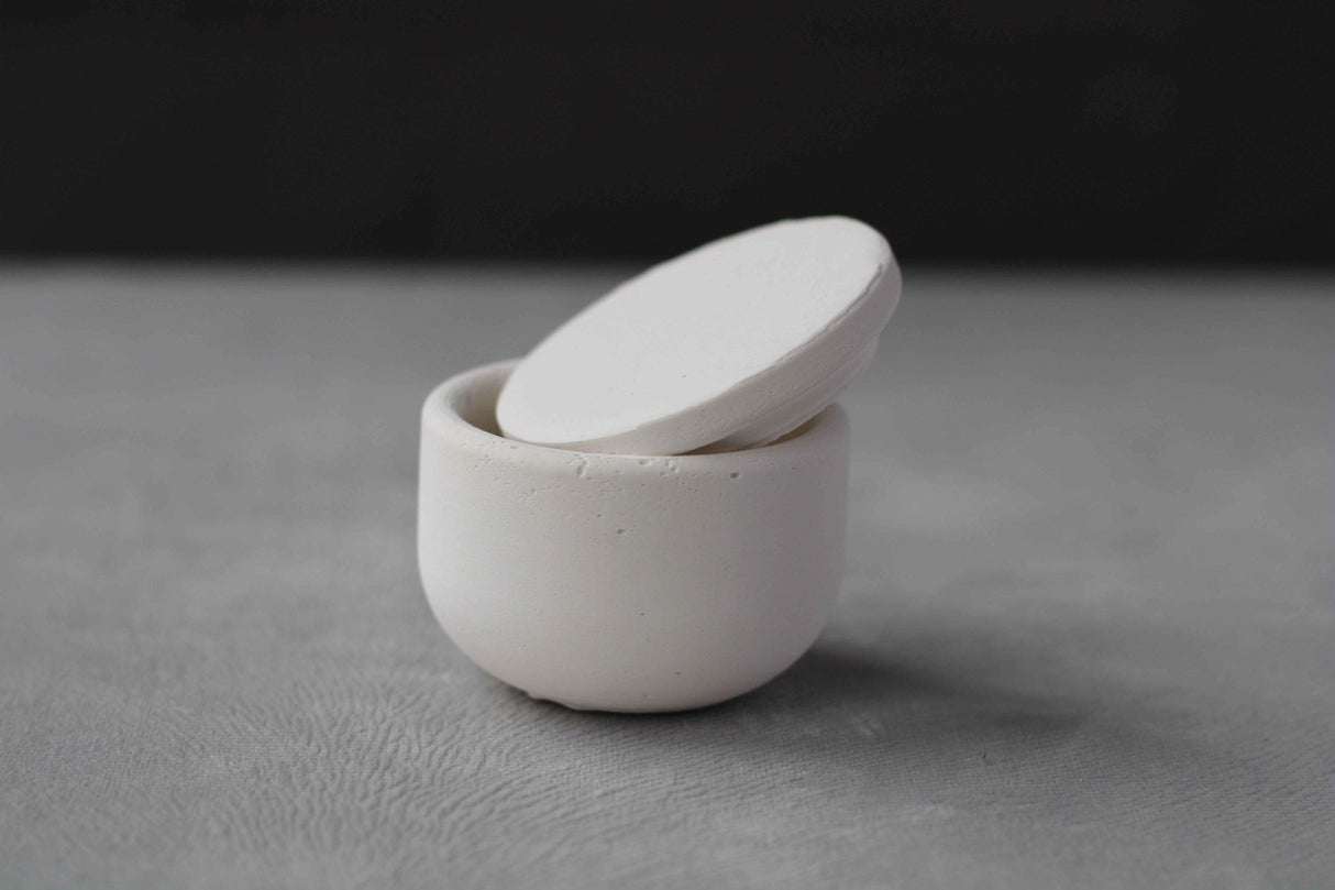 Gloria Home White Concrete Jewellery & Tealight Holder - Small