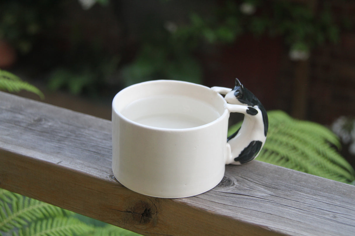 4AM Studio Cat Cup Cow Cat Ceramic Mug