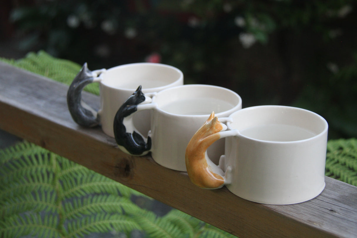 4AM Studio Cat Mug Ginger Cute Ceramic Mug