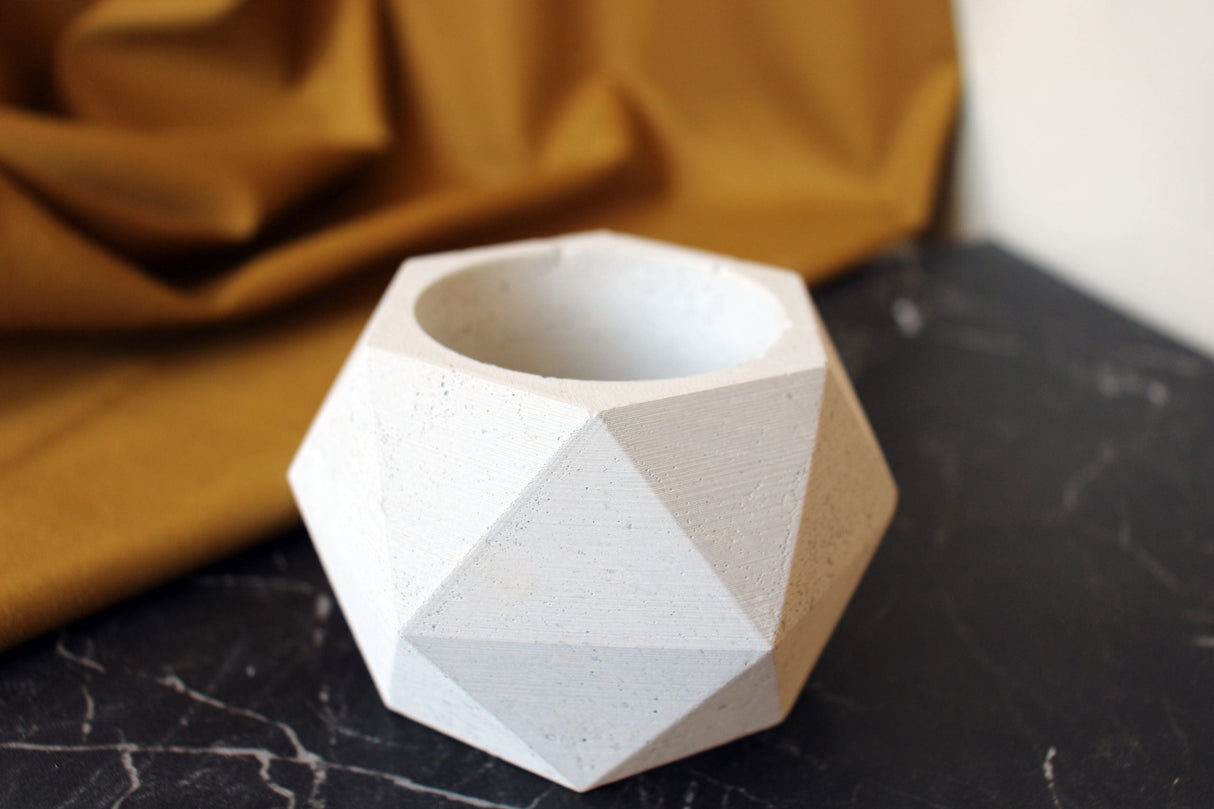Gloria Home Concrete Hexagonal Plant Pot
