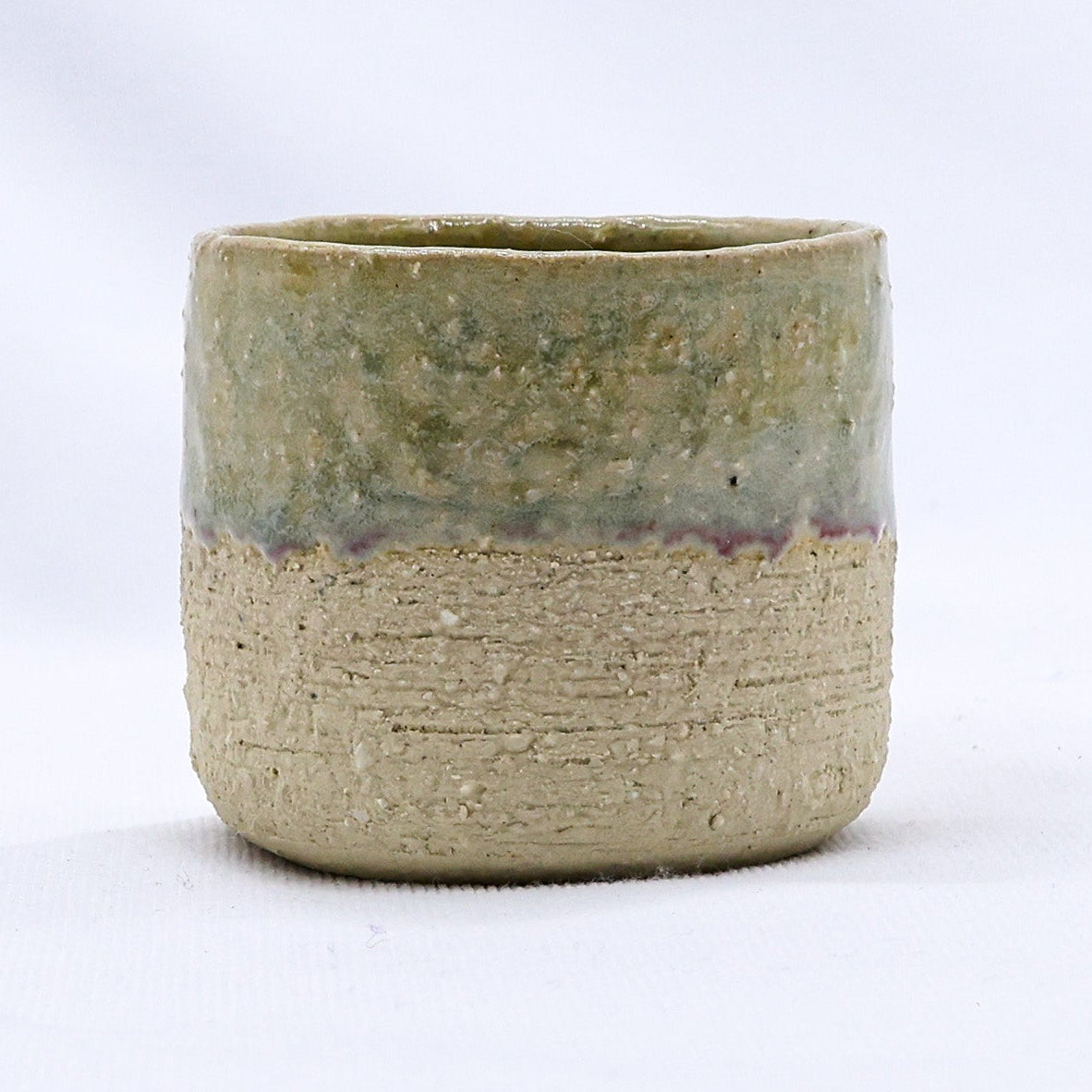 Beige Picollo Handmade Ceramic Milled Stoneware Espresso Mug