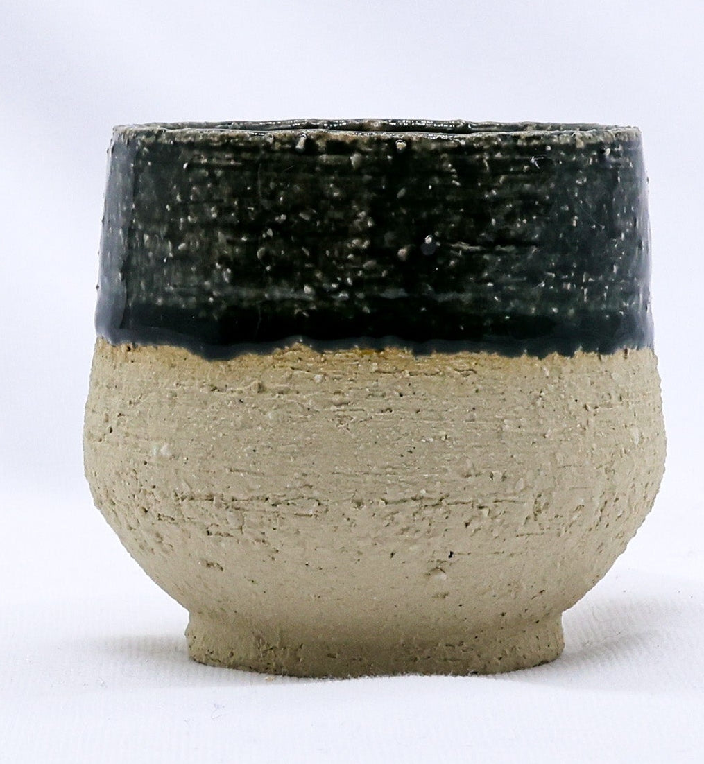 Bluvio Tazza Handmade Ceramic Milled Stoneware Cappucino Mug