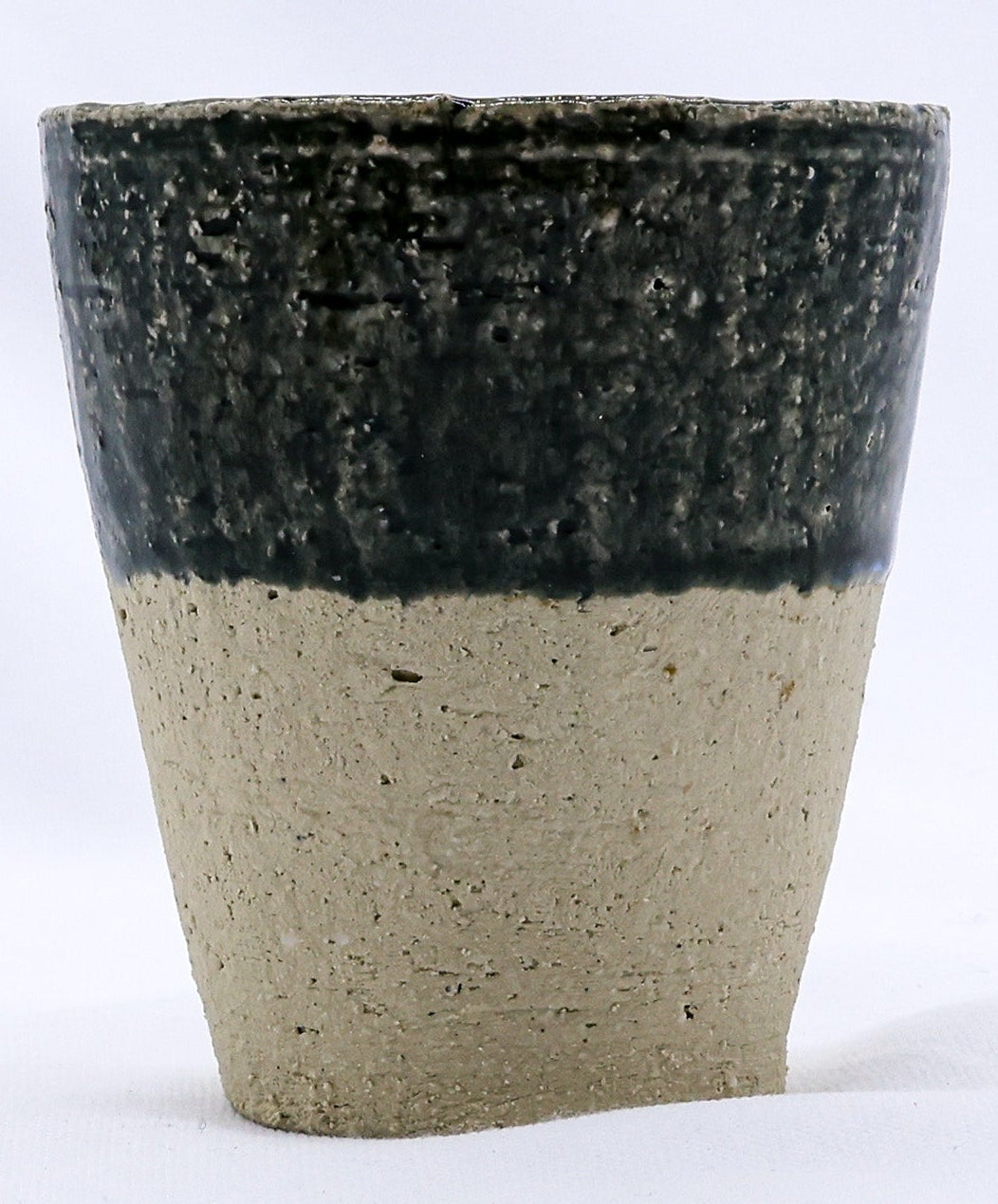 Blunero Quadra Milled Stoneware Tall Handmade Ceramic Cup