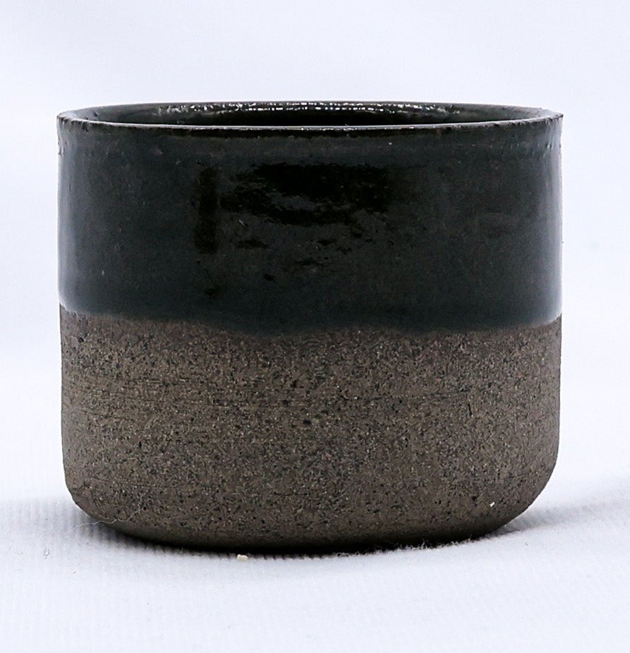 Green Picollo Smoked Grey Handmade Ceramic Stoneware Espresso Mug