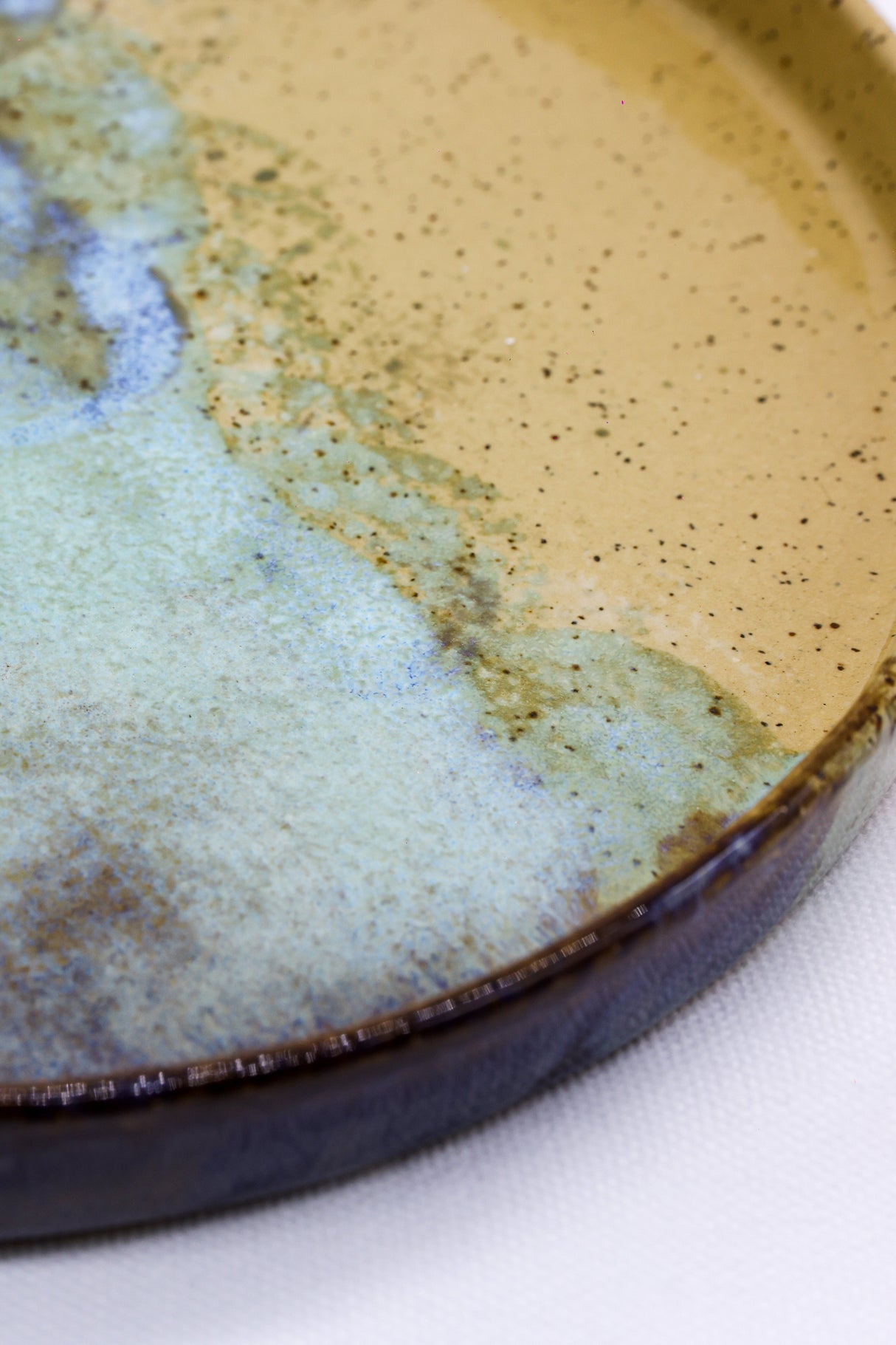 Aegean Stoneware Handmade Ceramic Dinner Plate - 23cm