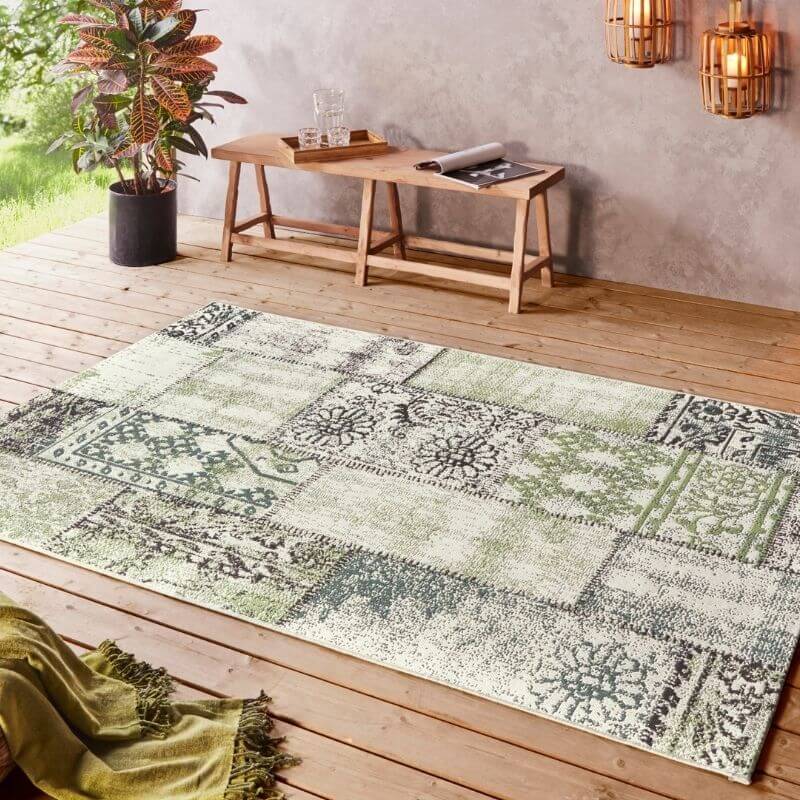 The Rugs Indoor Outdoor Symi Patchwork Rug