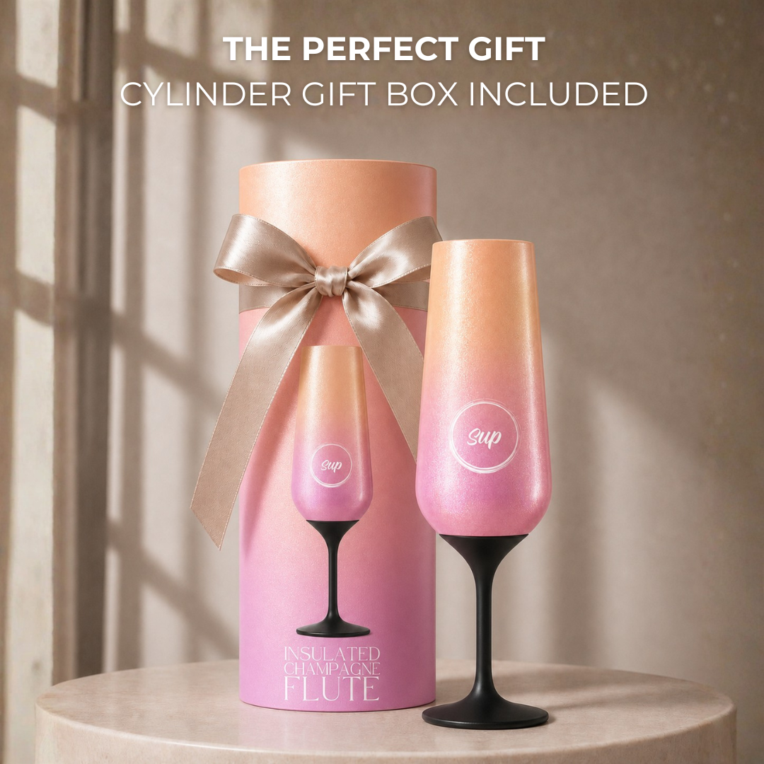 Sup drinkware Insulated Champagne Flute Ombre - 250ml