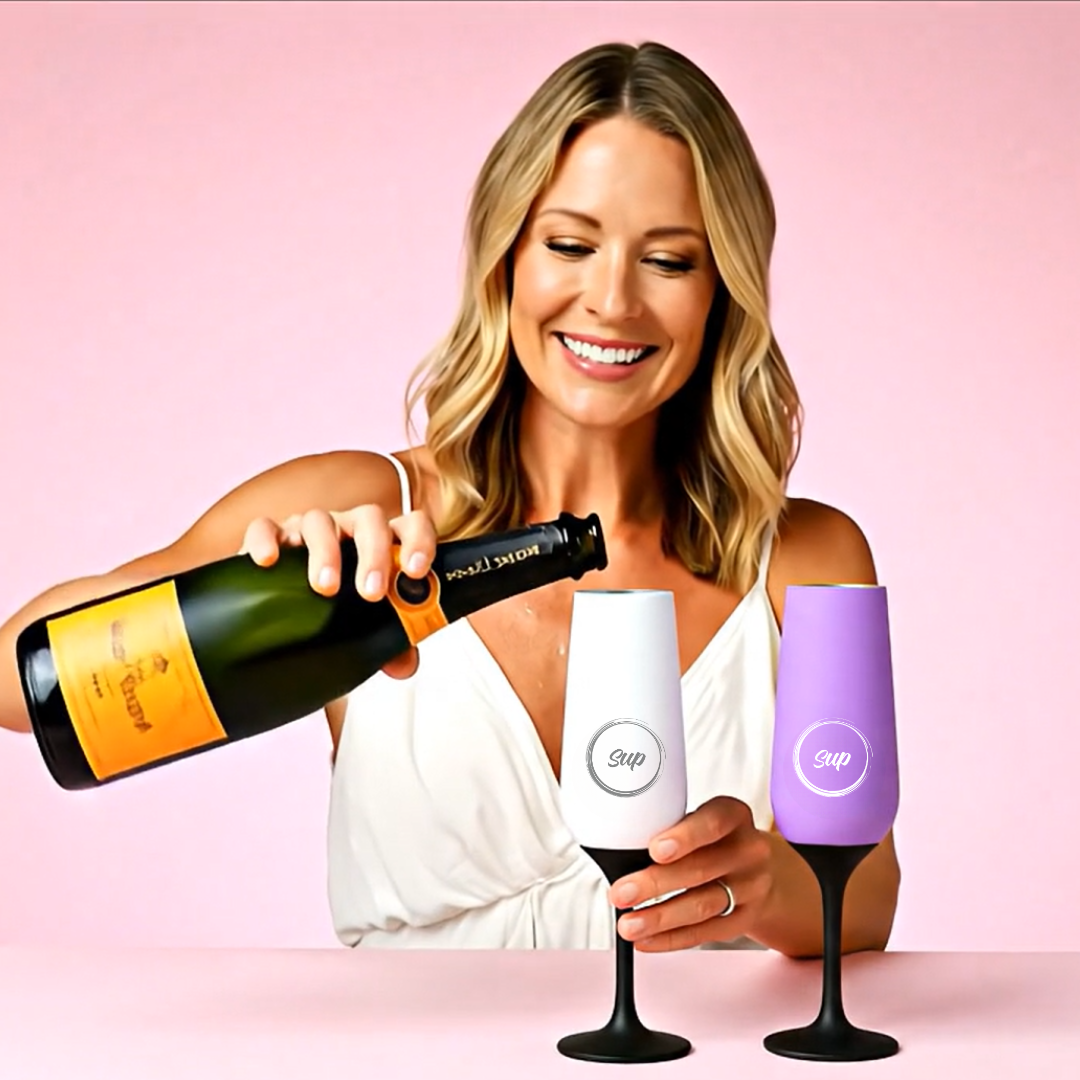 Sup drinkware Insulated Champagne Flute Lilac | 250ml