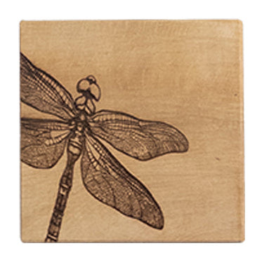 Selbrae House Dragonfly Beech Single Coaster