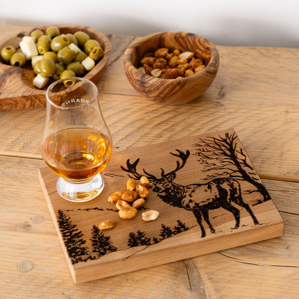 Selbrae House Stag Scenic Beech Bar Board