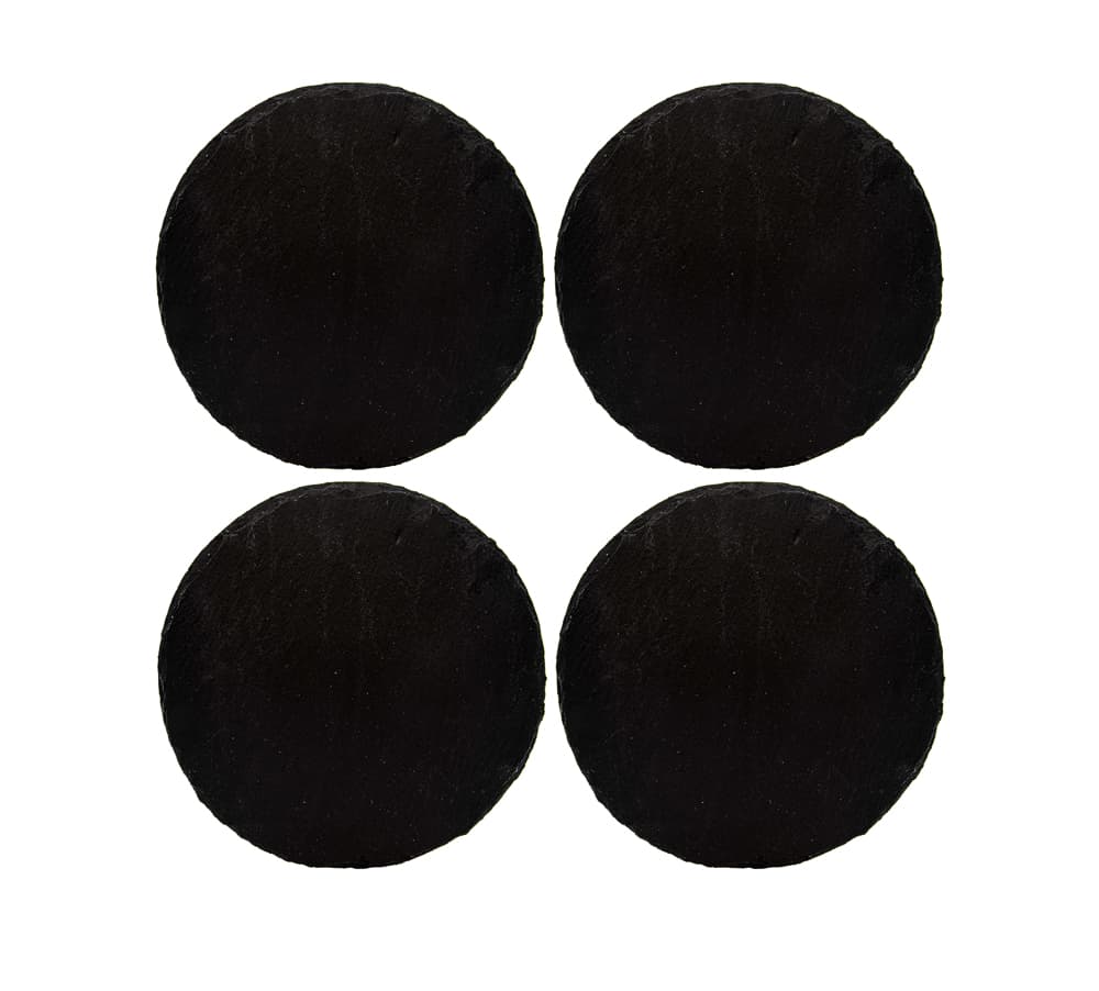 Selbrae House Round Slate Coasters - Set of 4