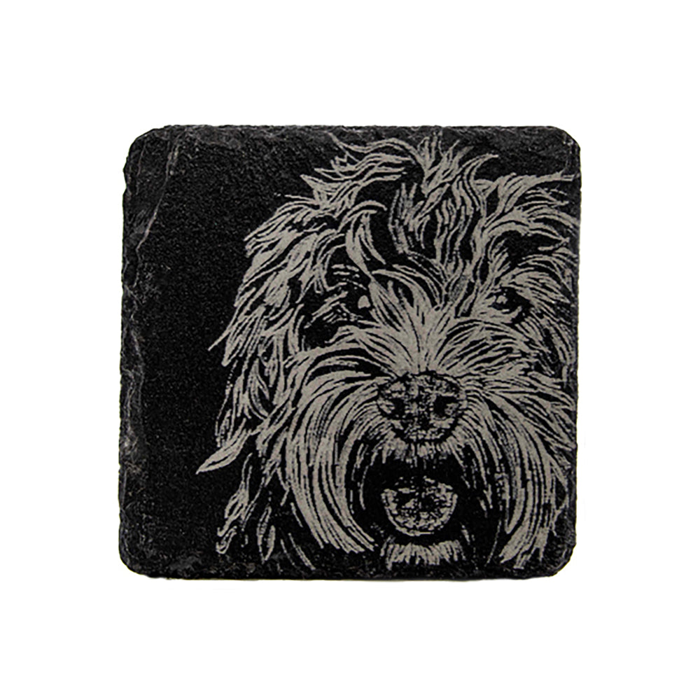 Selbrae House Cockapoo Single Slate Coaster