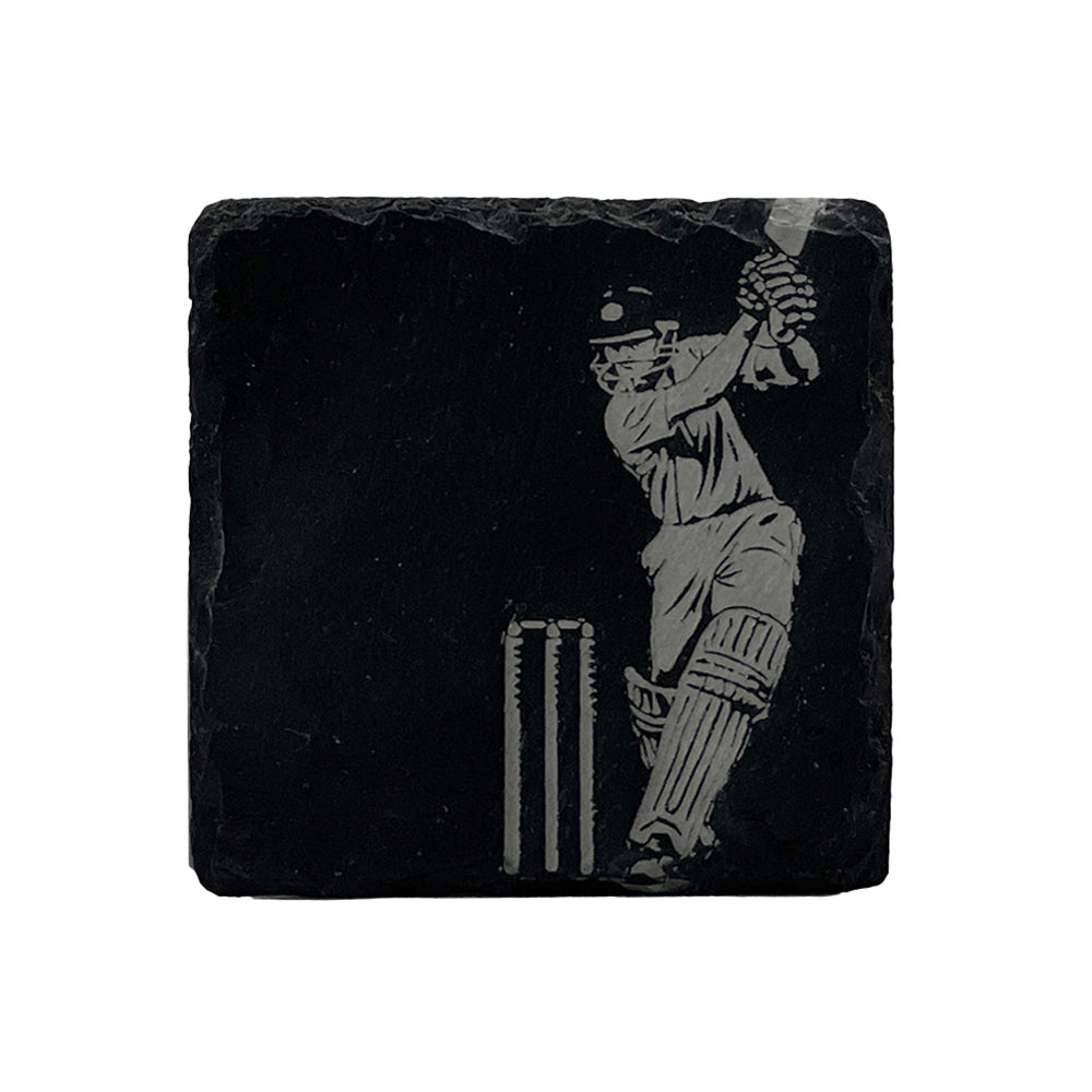 Selbrae House Cricket Single Slate Coaster