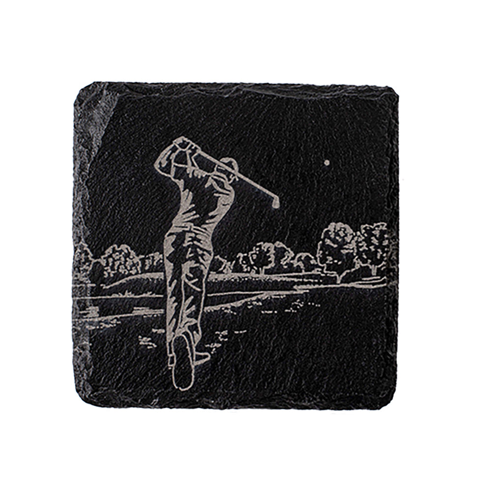 Selbrae House Golf Single Slate Coaster